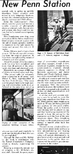 PRR "New Penn Station," Page 3 (top), 1965